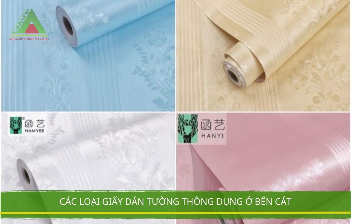 Các Loại Giấy Dán Tường Thông Dụng Ở Bến Cát