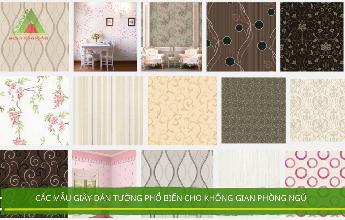 Các Mẫu Giấy Dán Tường Phổ Biến Cho Không Gian Phòng Ngủ