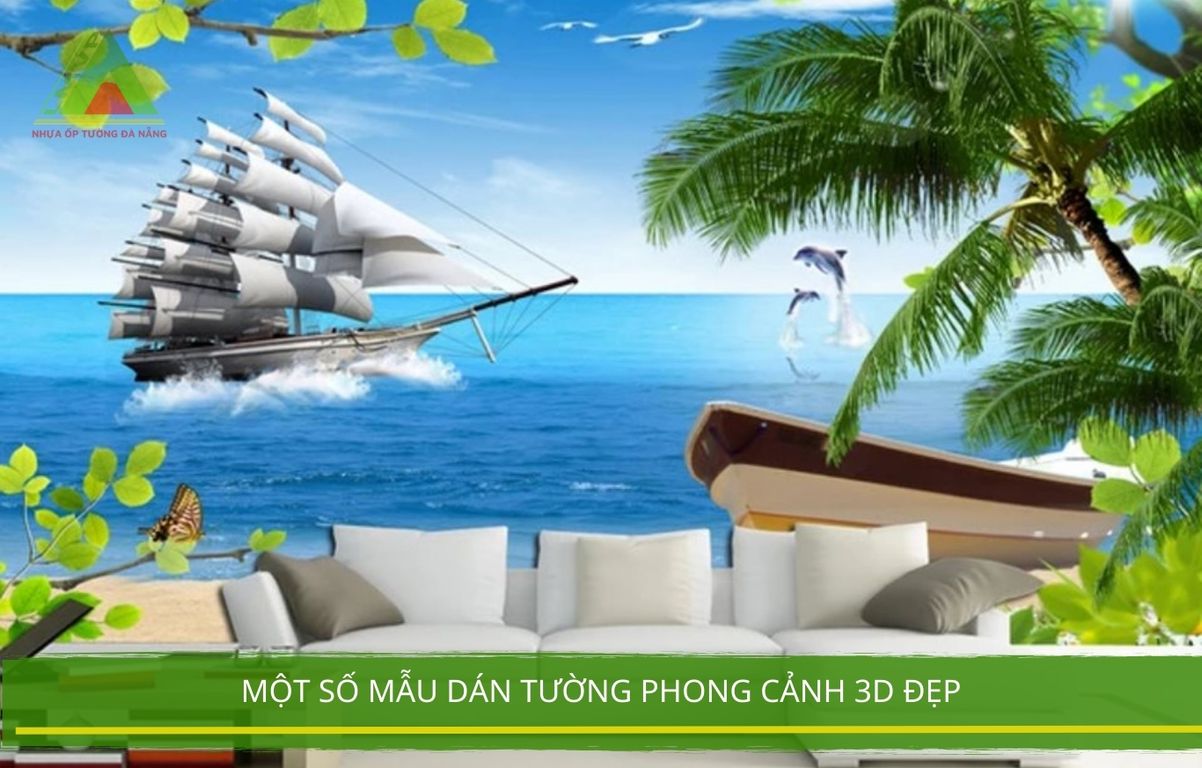Một Số Mẫu Dán Tường Phong Cảnh 3D Đẹp