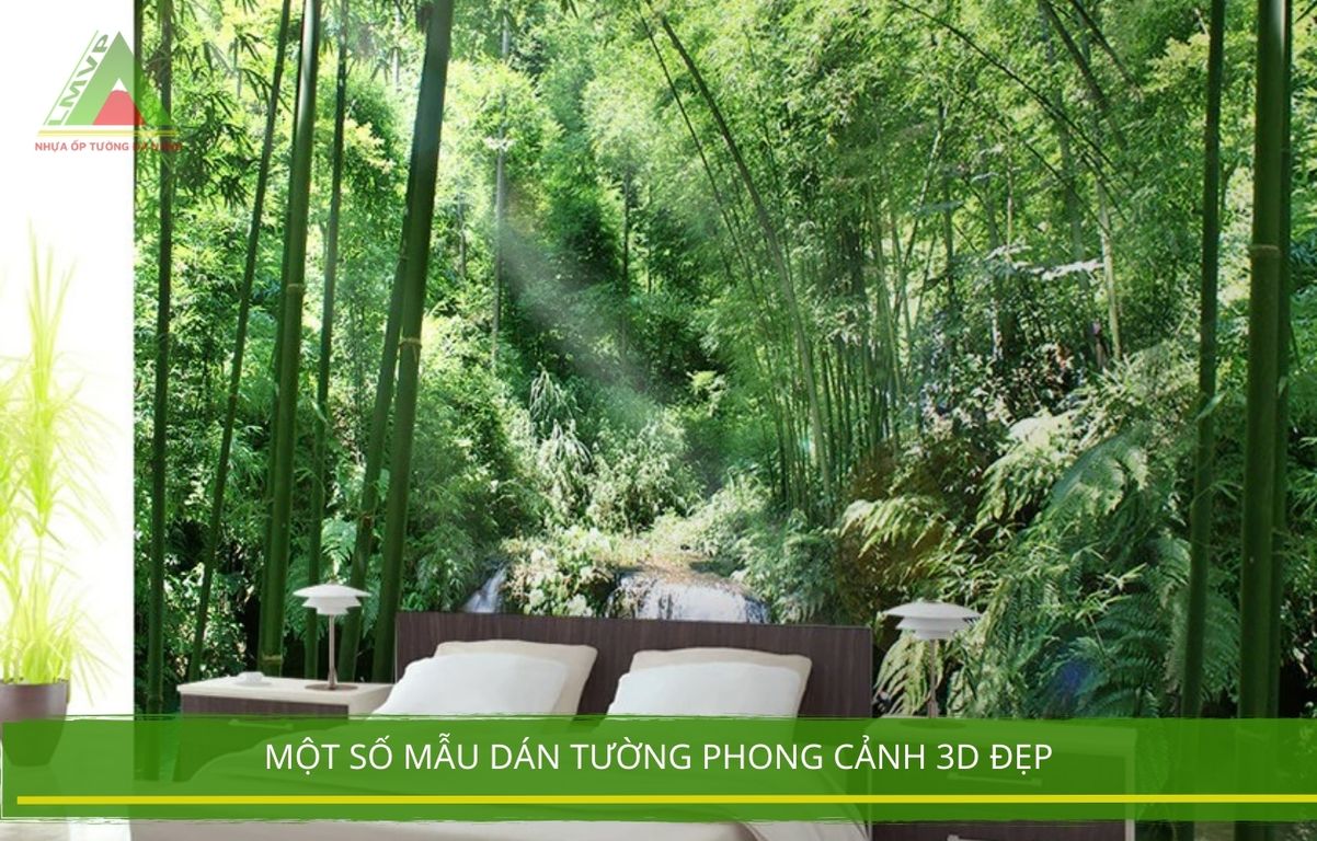 Một Số Mẫu Dán Tường Phong Cảnh 3D Đẹp