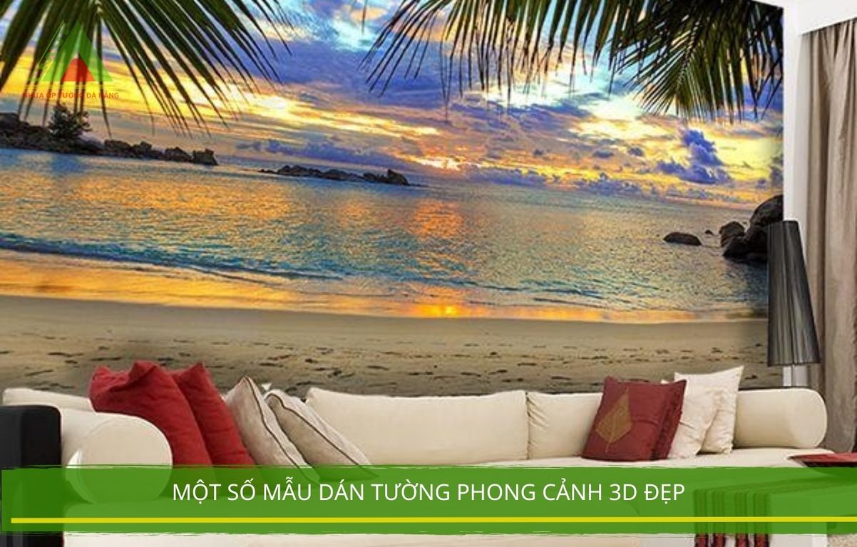 Một Số Mẫu Dán Tường Phong Cảnh 3D Đẹp