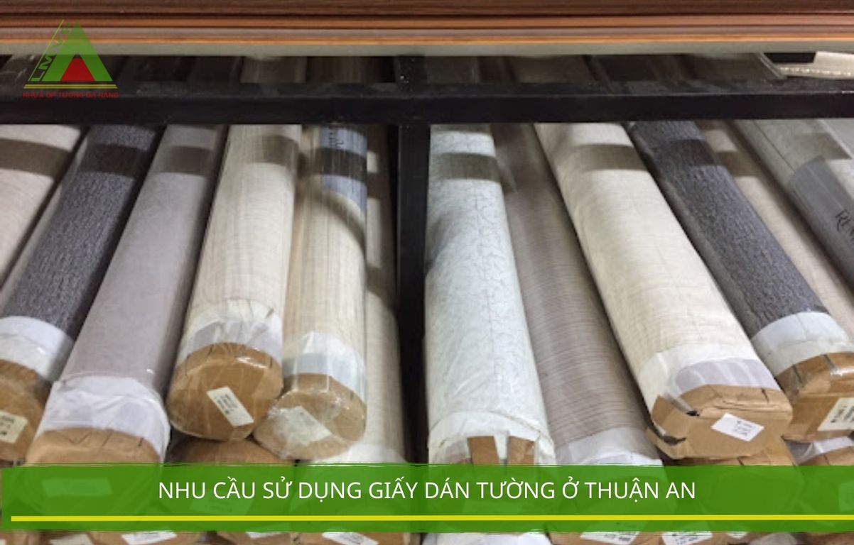 nhu cầu sử dụng giấy dán tường ở thuận an