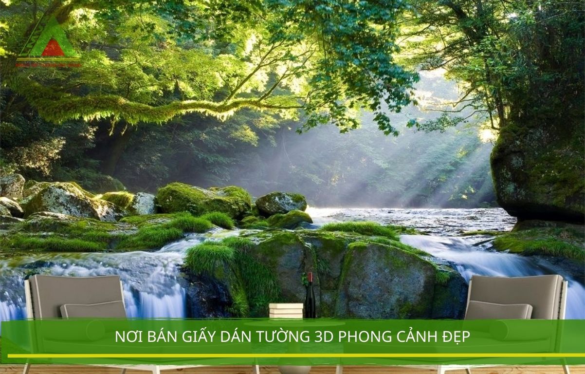 Nơi Bán Giấy Dán Tường 3D Phong Cảnh Đẹp
