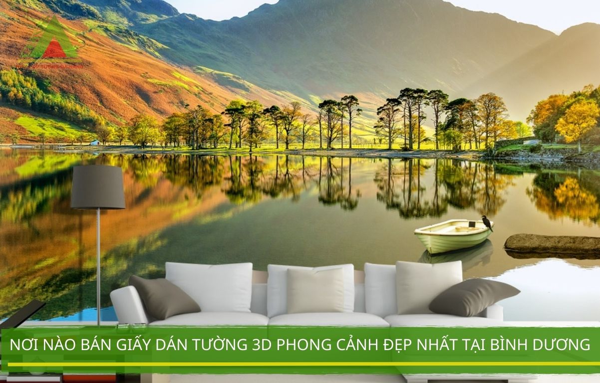 Nơi nào bán giấy dán tường 3D phong cảnh đẹp nhất tại Bình Dương
