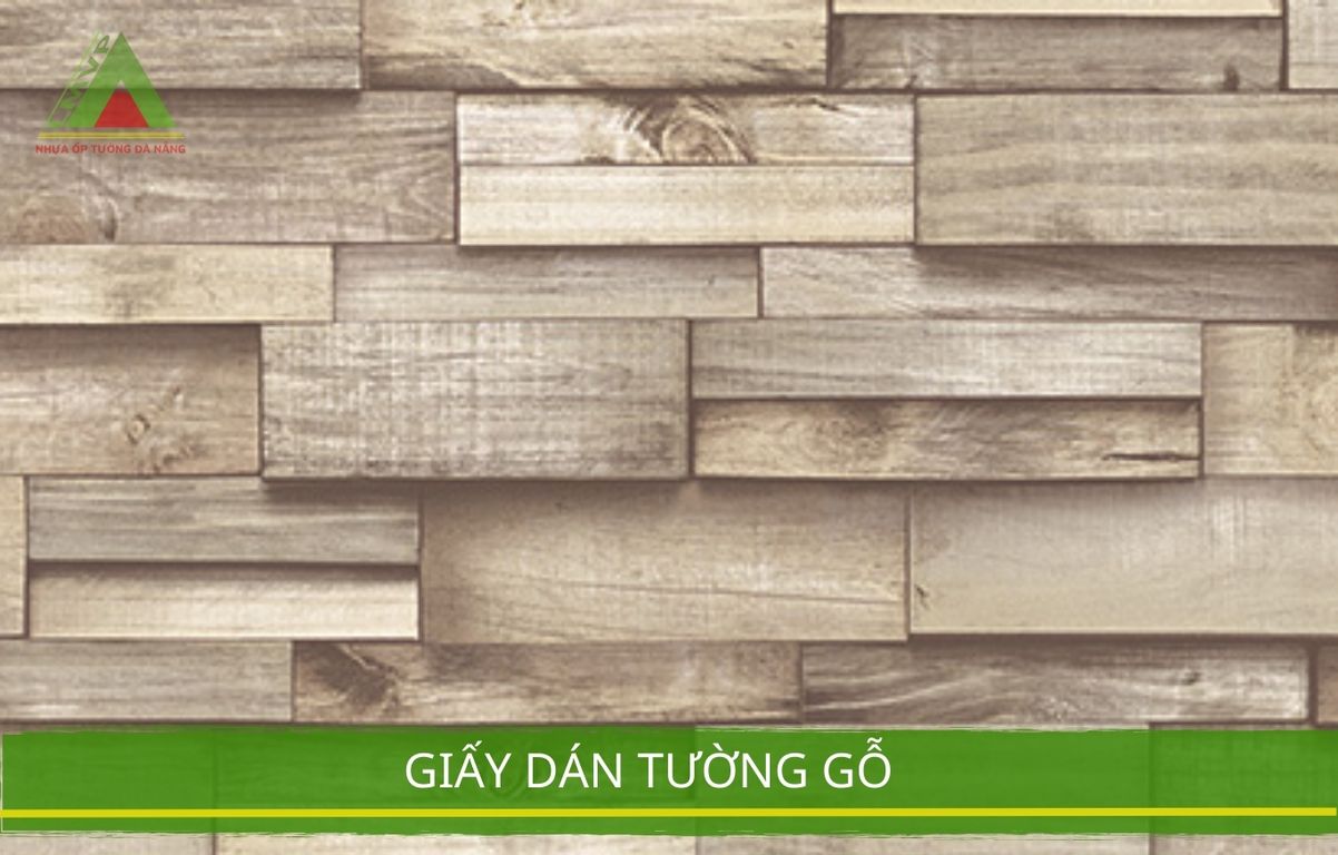 Giấy dán tường gỗ 