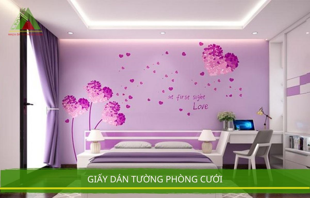 Giấy dán tường phòng cưới