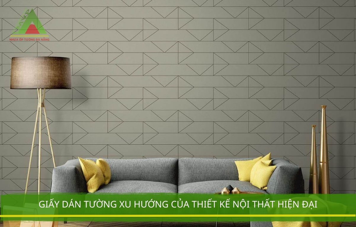 giấy dán tường xu hướng của thiết kế nội thất hiện đại 