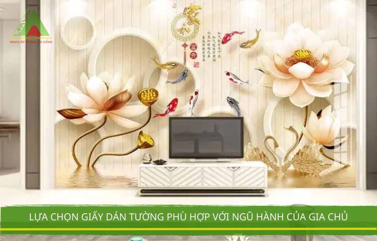 Lựa chọn giấy dán tường phù hợp với ngũ hành của gia chủ